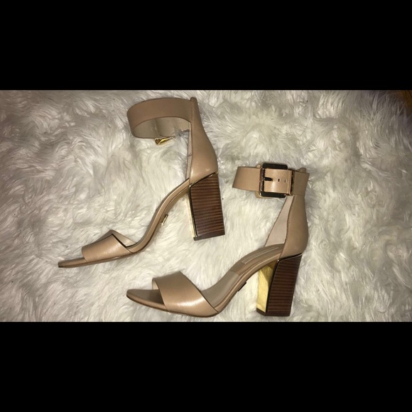 Michael kors sandal beige tan size 38.5 - Picture 3 of 3